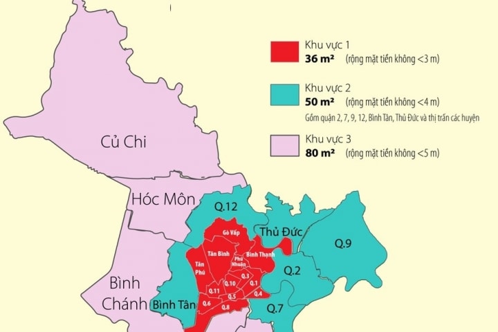 Các quận huyện Hồ Chí Minh