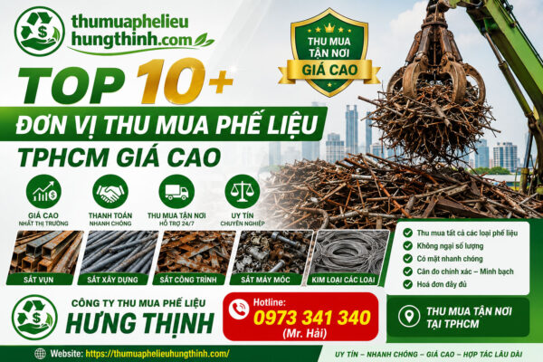 Top 10+ đơn vị thu mua phế liệu Tphcm giá cao 1 Top 10+ đơn vị thu mua phế liệu Tphcm giá cao