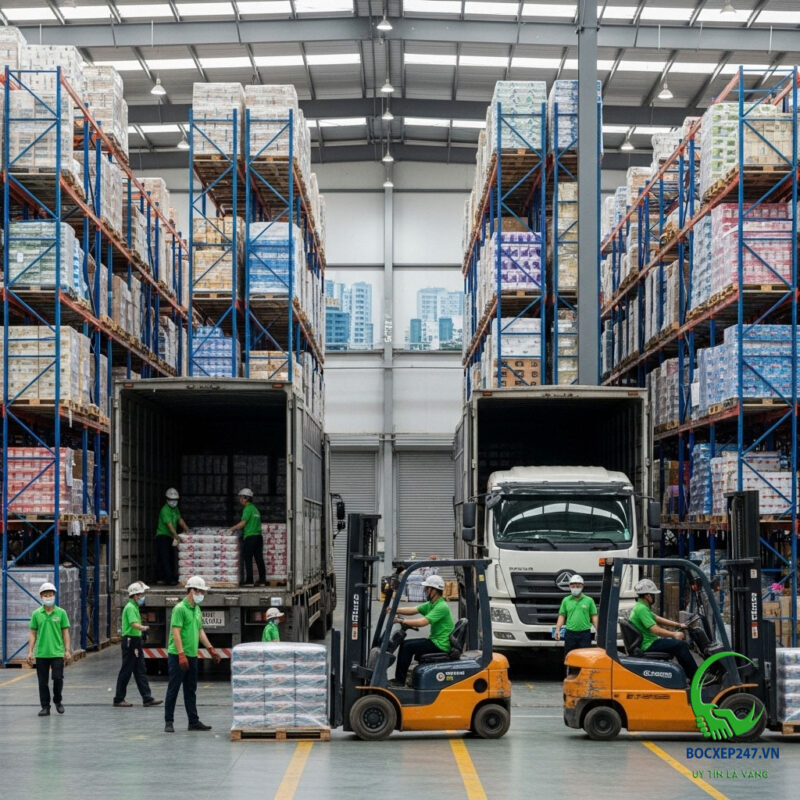 Tầm quan trọng của dịch vụ bốc xếp hàng hóa