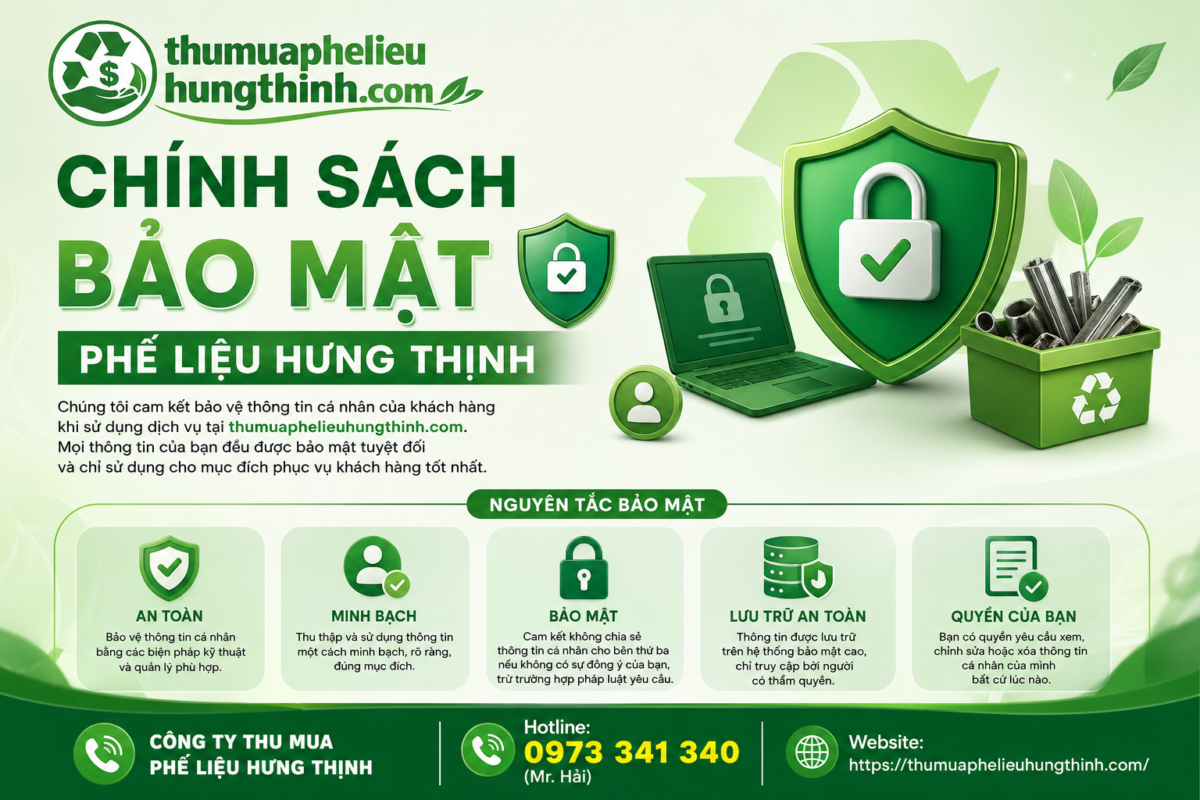 Chính sách bảo mật 1 Chính sách bảo mật